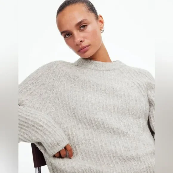 Madewell Ribbed Cotton-Blend Sweater Size XXS - Picture 2 of 11